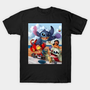 Lilo And Stitch Emotional T-Shirt